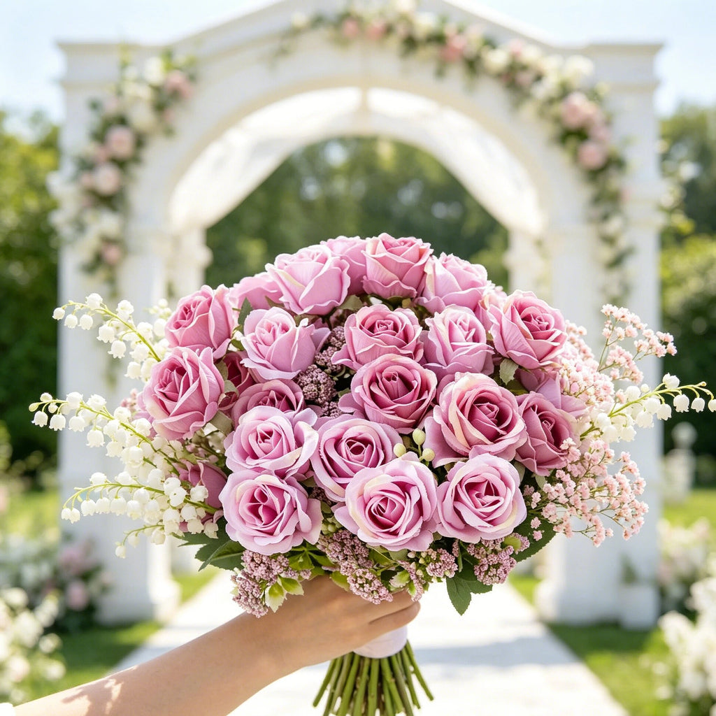 Silk Artificial Roses – Wedding, Home & DIY Floral Décor Artificial Silk Flowers Babs