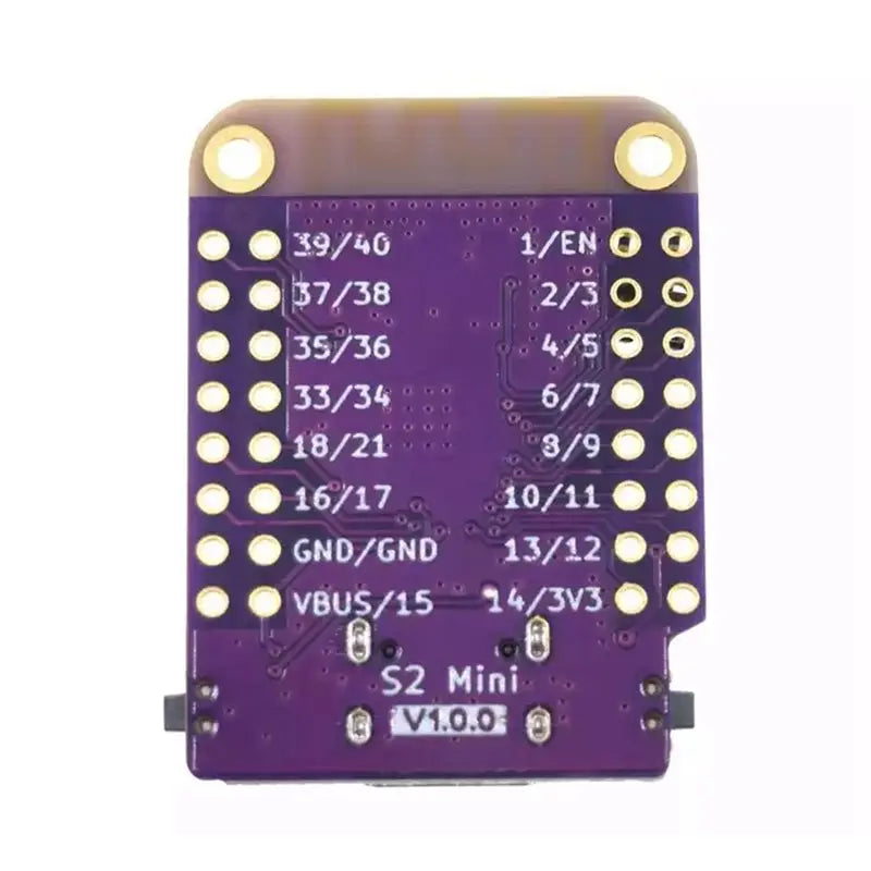 5-Pack ESP32-S2 Mini WiFi Dev Board | 4MB Flash 2MB PSRAM WiFi Development Board Babs
