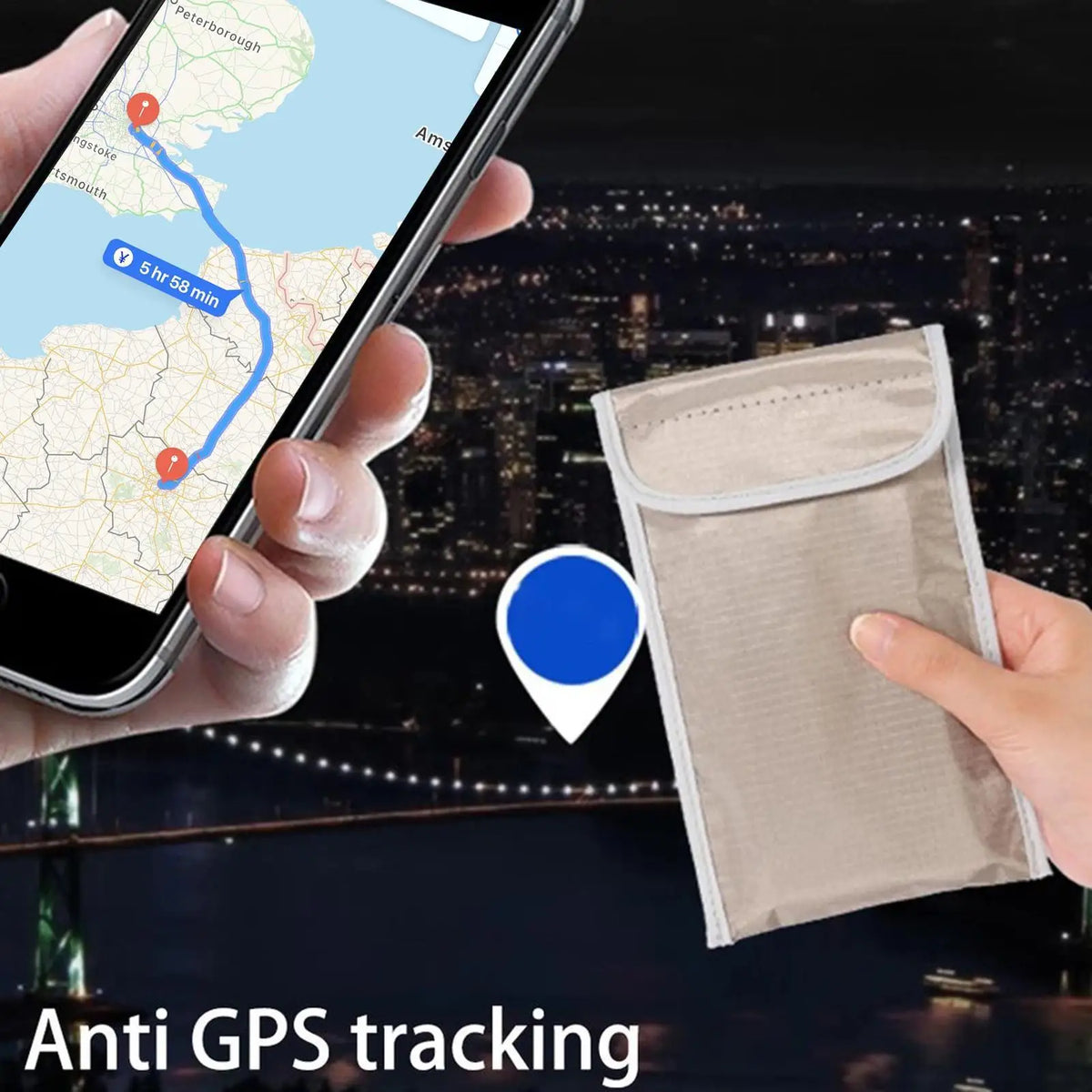 Faraday Bag Phone Signal Blocking Pouch – Anti-Tracking Faraday Signal Blocking Bag Babs