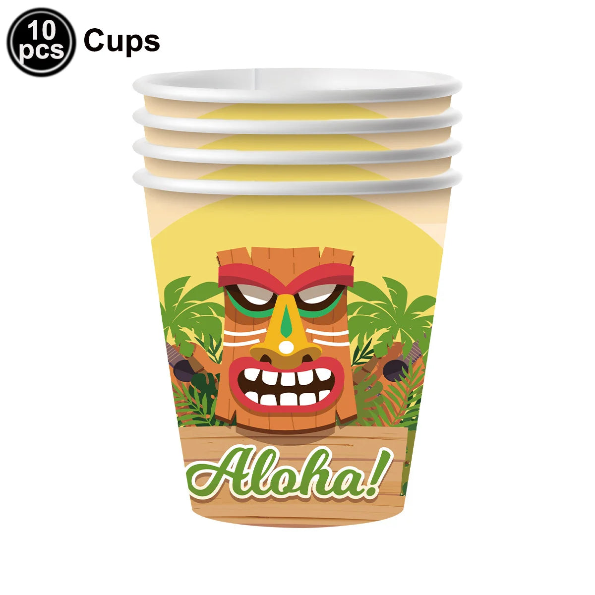 Hawaiian Party Supplies – Tableware, Banner & Photo Props Party Decoration Set Babs Olive