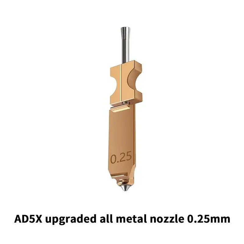 Flashforge AD5X Detachable Nozzle Upgrade 0.25–0.8mm | HUXUAN 3D Printer Nozzle Babs A1