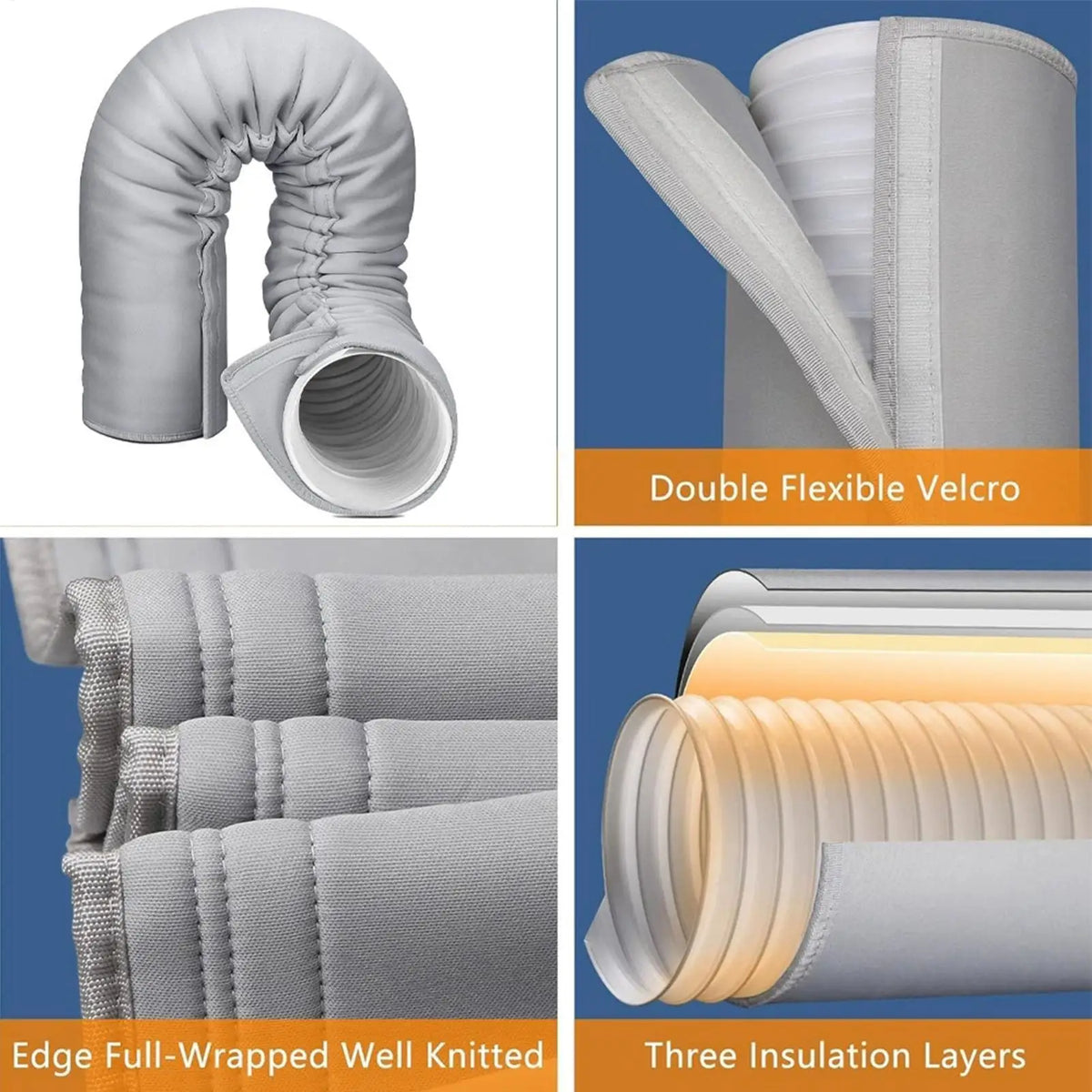 AC Hose Insulation Sleeve Cover Wrap – Fits 5" & 5.9" Hose AC Hose Cover Babs