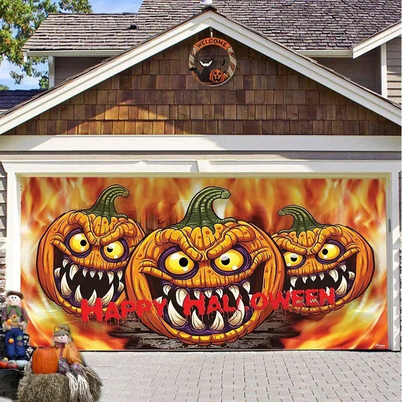 Halloween Backdrop Banner Tapestry – Scary Wall Hanging Decor Halloween Wall Tapestry Babs