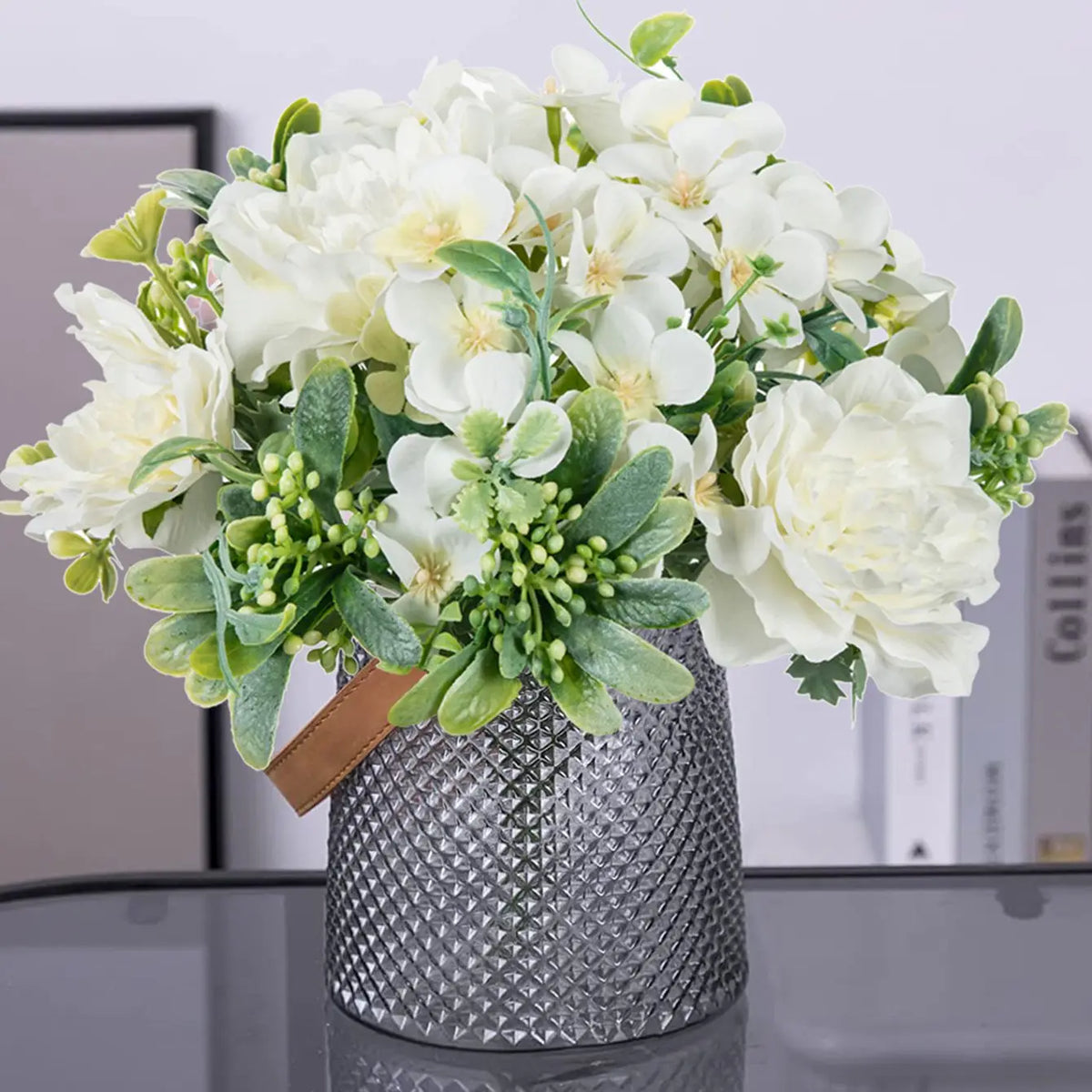 Artificial Peony Bouquet – Wedding, Home & Party Décor Artificial Flower Bouquet Babs