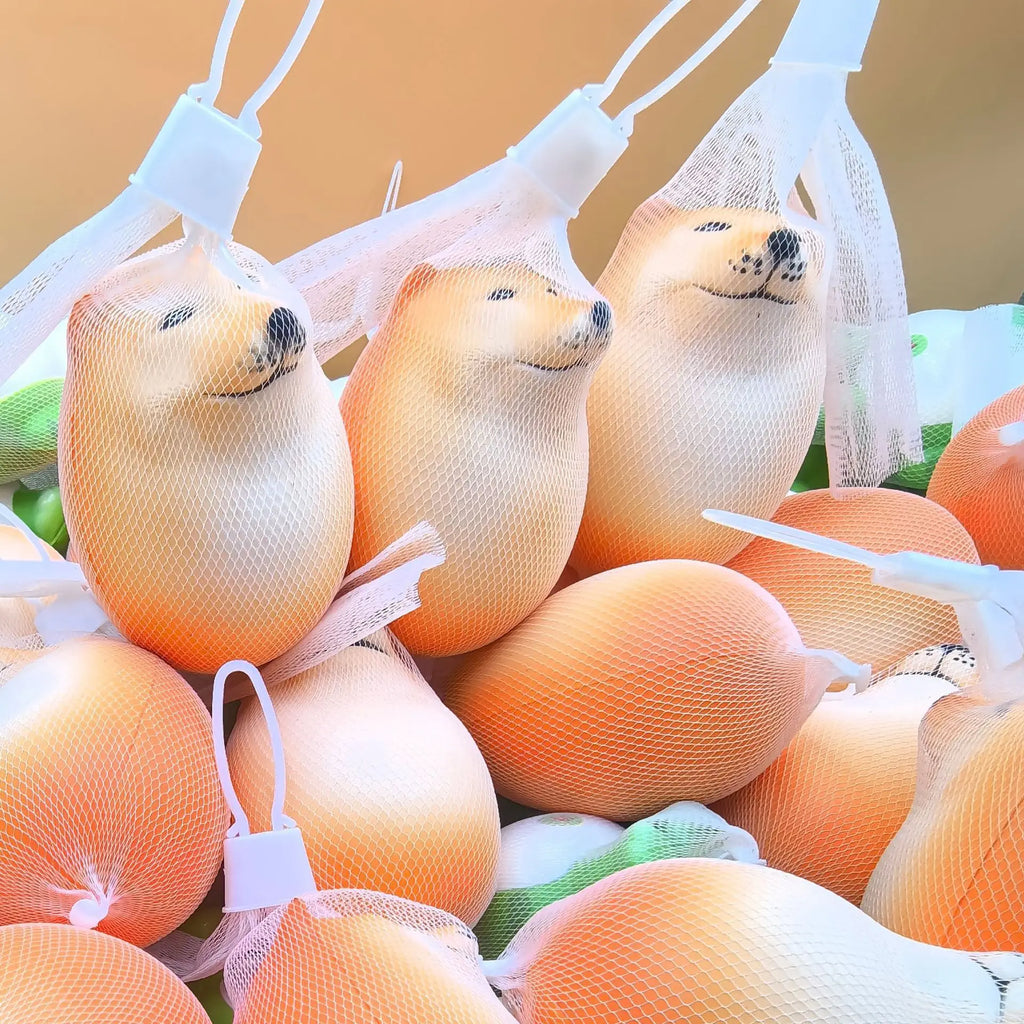 Shiba Inu Egg Figurine – Cute Desk Décor & Novelty Gift Decorative Figurine Babs