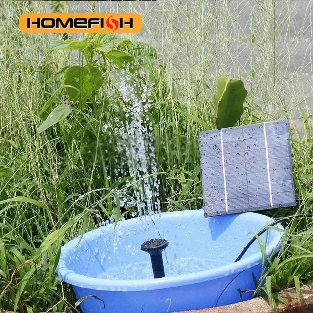 Mini 1.2W Solar Fountain Pump – Garden, Bird Bath & Pond Solar Fountain Pump Babs