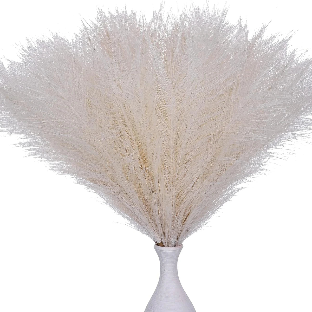 10PCS Artificial Pampas Grass Bouquet | Faux Silk Boho Decor Artificial Floral Decor Babs