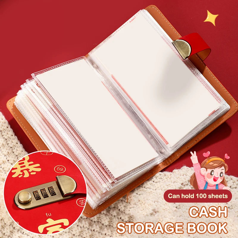 200 Envelope Money Saving Challenge Binder with Password Lock Savings Challenge Binder Babs