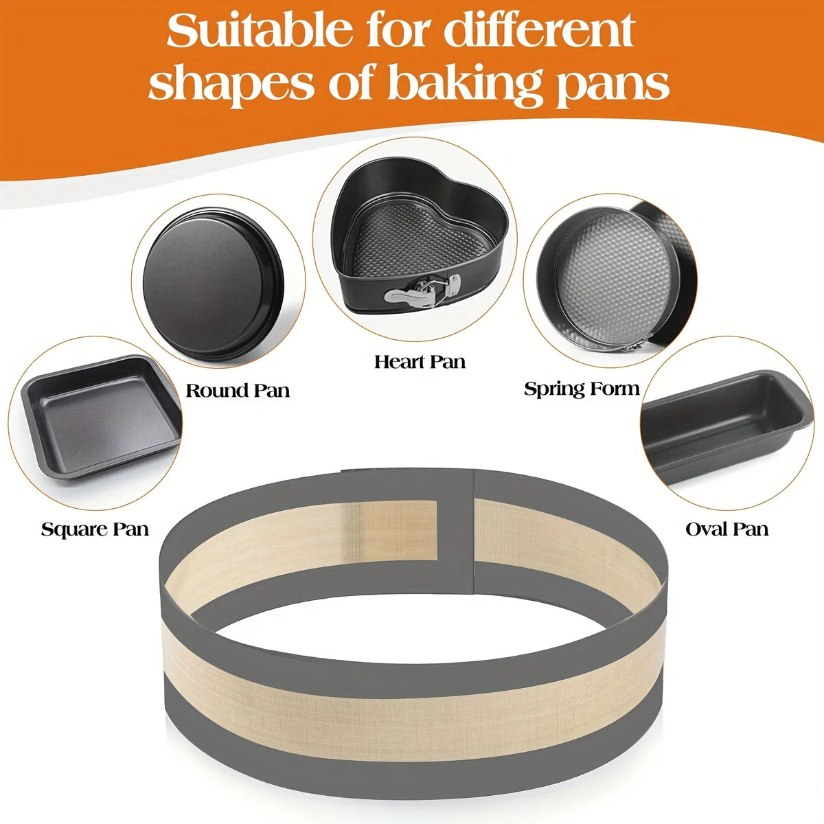Silicone Baking Pad for Springform Pans – Non-Stick Liner Silicone Baking Liner Babs