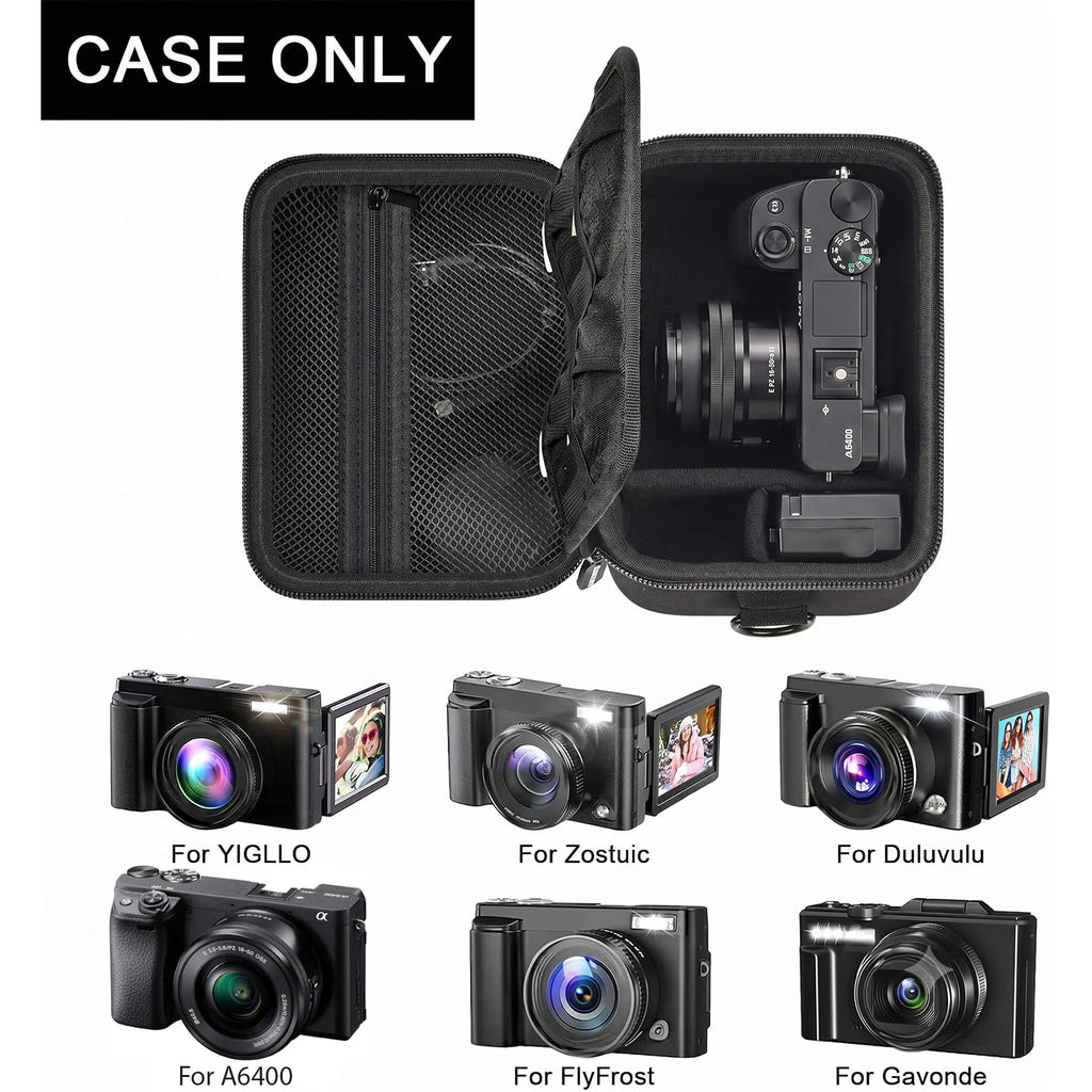 Hard Camera Case for Sony ZV-E10 A6400 A6000 A6100 A6600 Camera Bag Case Babs