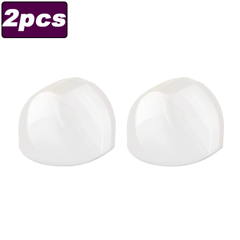 Transparent Silicone Door Stopper – No-Drill Wall Protector Door Stopper Babs 2pcs 41x39x30mm