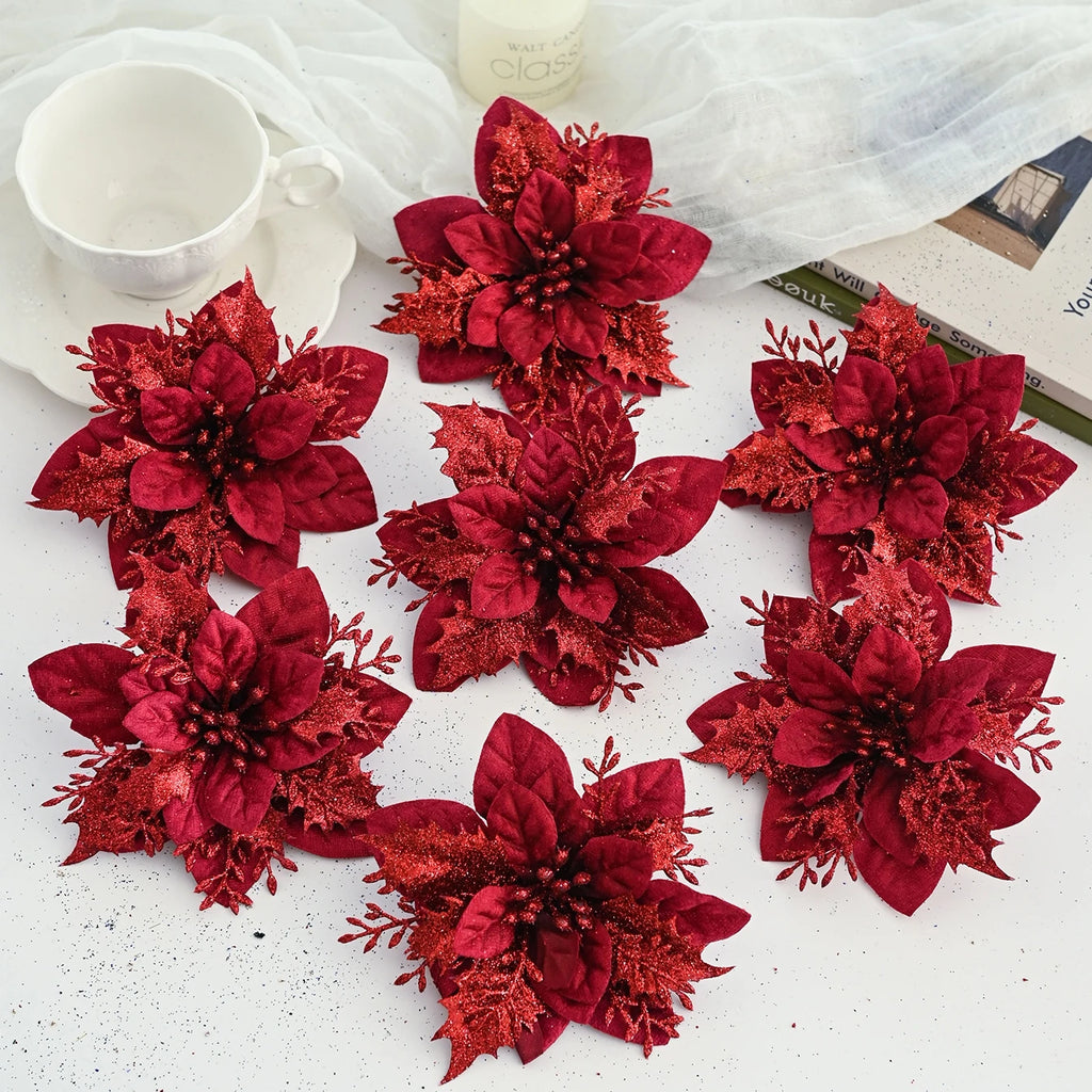 10/20 PCS Silk Artificial Rose Flower Heads | Wedding & Home Decor Artificial Flowers Babs