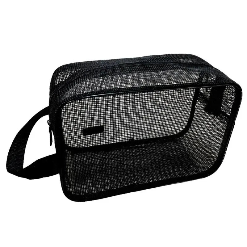 Mesh Shower Bag – Quick Dry, Big Pockets Travel Tote Mesh Shower Tote Bag Babs
