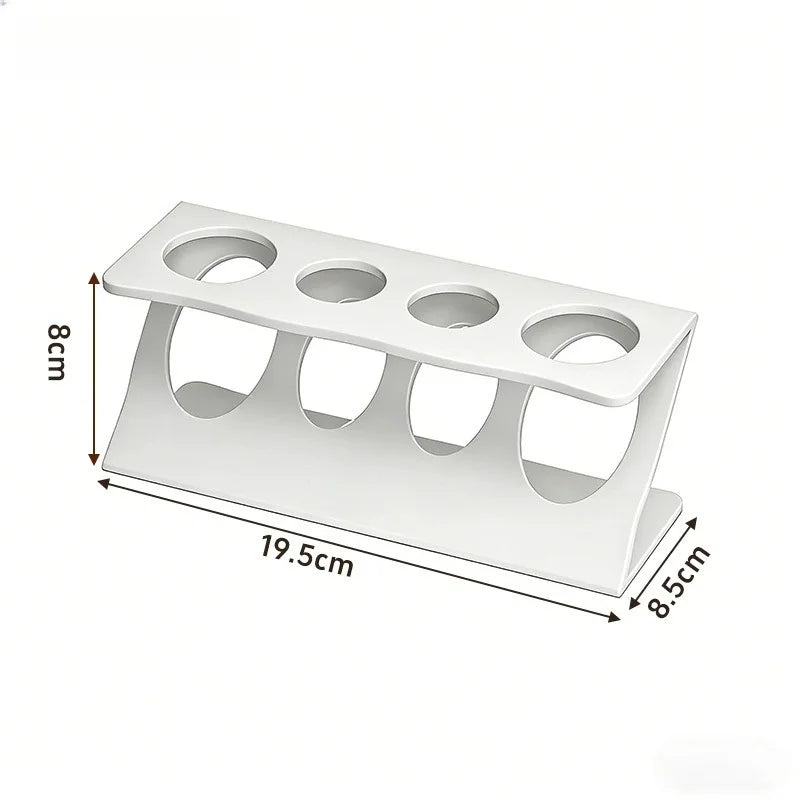 Ventilated Toothbrush Holder Stand – Bathroom Organizer Toothbrush Holder Stand Babs White