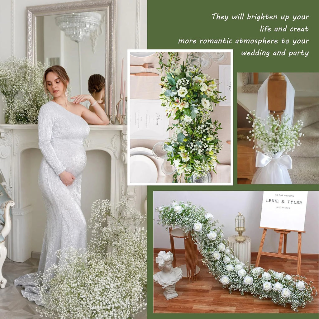 Artificial Gypsophila Bouquet – Wedding & Home Décor Artificial Flower Bouquet Babs