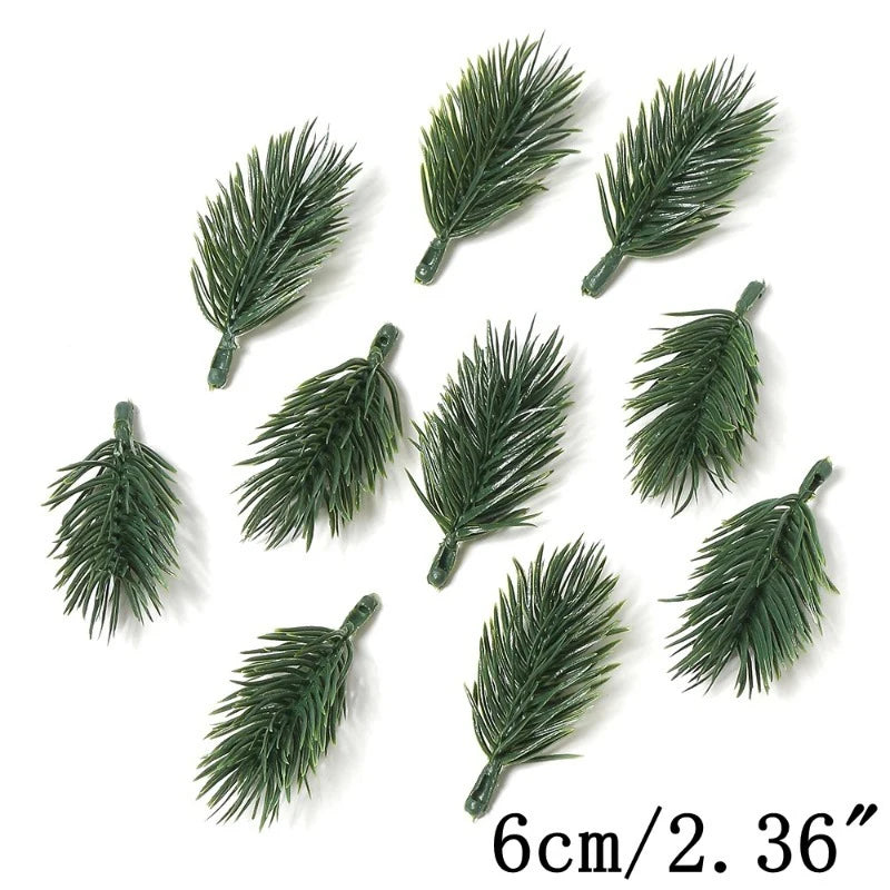 30/50Pcs Artificial Pine Needle Branches for DIY Floral Decor Artificial Pine Branches Babs Green 1 30Pcs