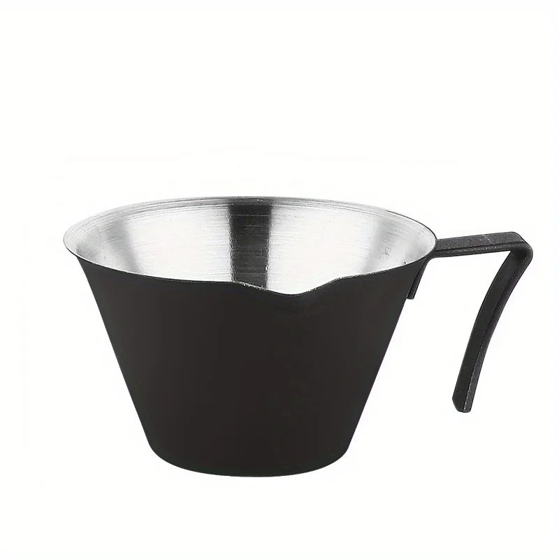 100ml Stainless Steel Espresso Measuring Cup | Coffee Tool Espresso Measuring Cup Babs black