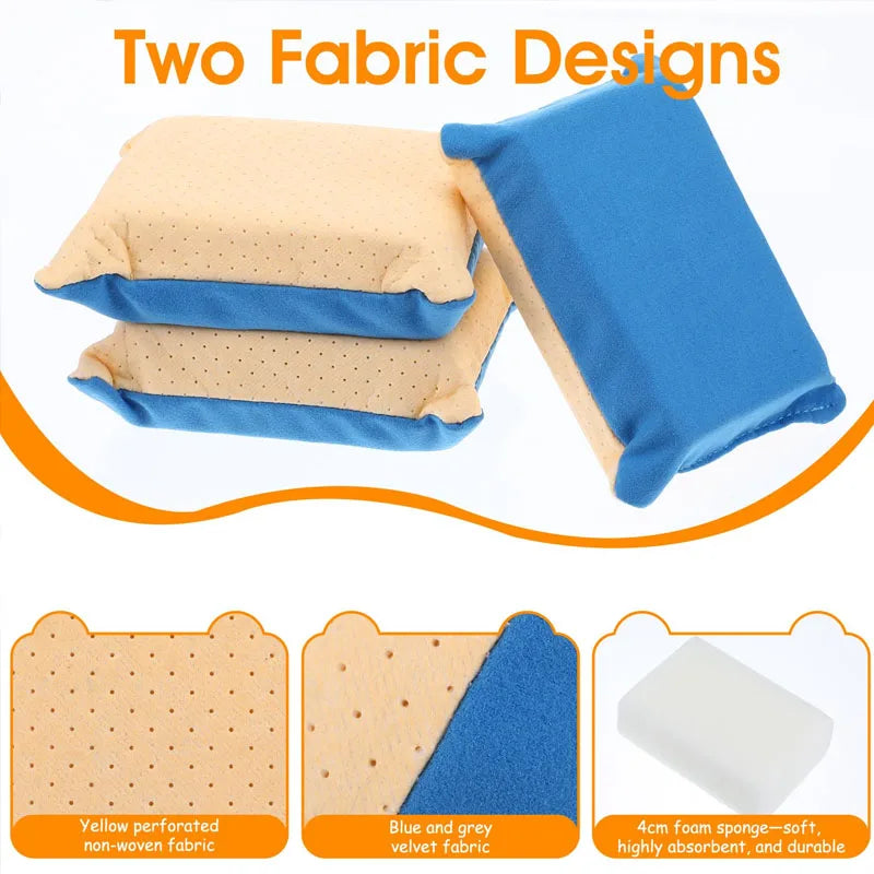 Anti-Fog Car Window Sponge – Reusable Windshield Defogging Pad Car Glass Cleaner Babs