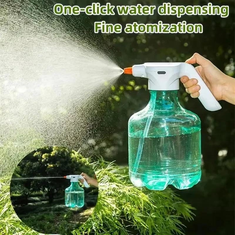 Electric Fine Mist Spray Bottle – One-Click 300ml Sprayer Electric Spray Bottle Babs