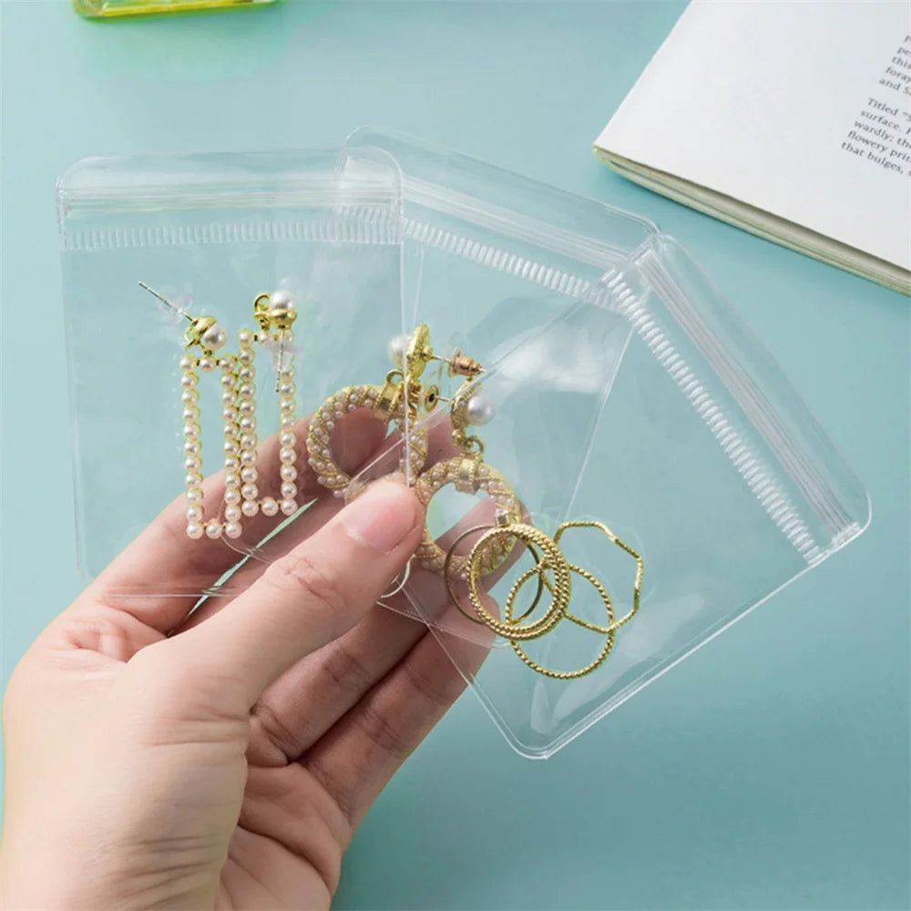 Clear Jewelry Organizer Book – Travel Storage Bag for Rings Jewelry Organizer Bag Babs