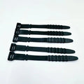 5-Pack Reusable Silicone Cable Ties – Cable Organizer Cable Management Ties Babs Black