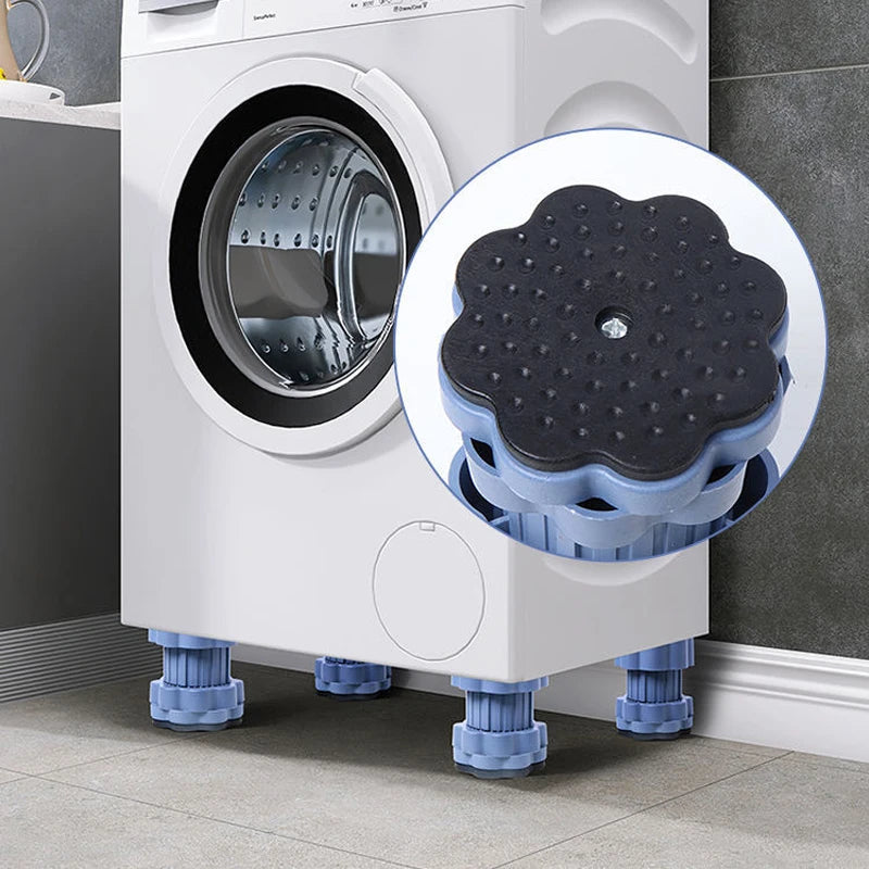 Adjustable Washing Machine Foot Pads – Non-Slip & Noise Dampening Appliance Foot Pad Babs
