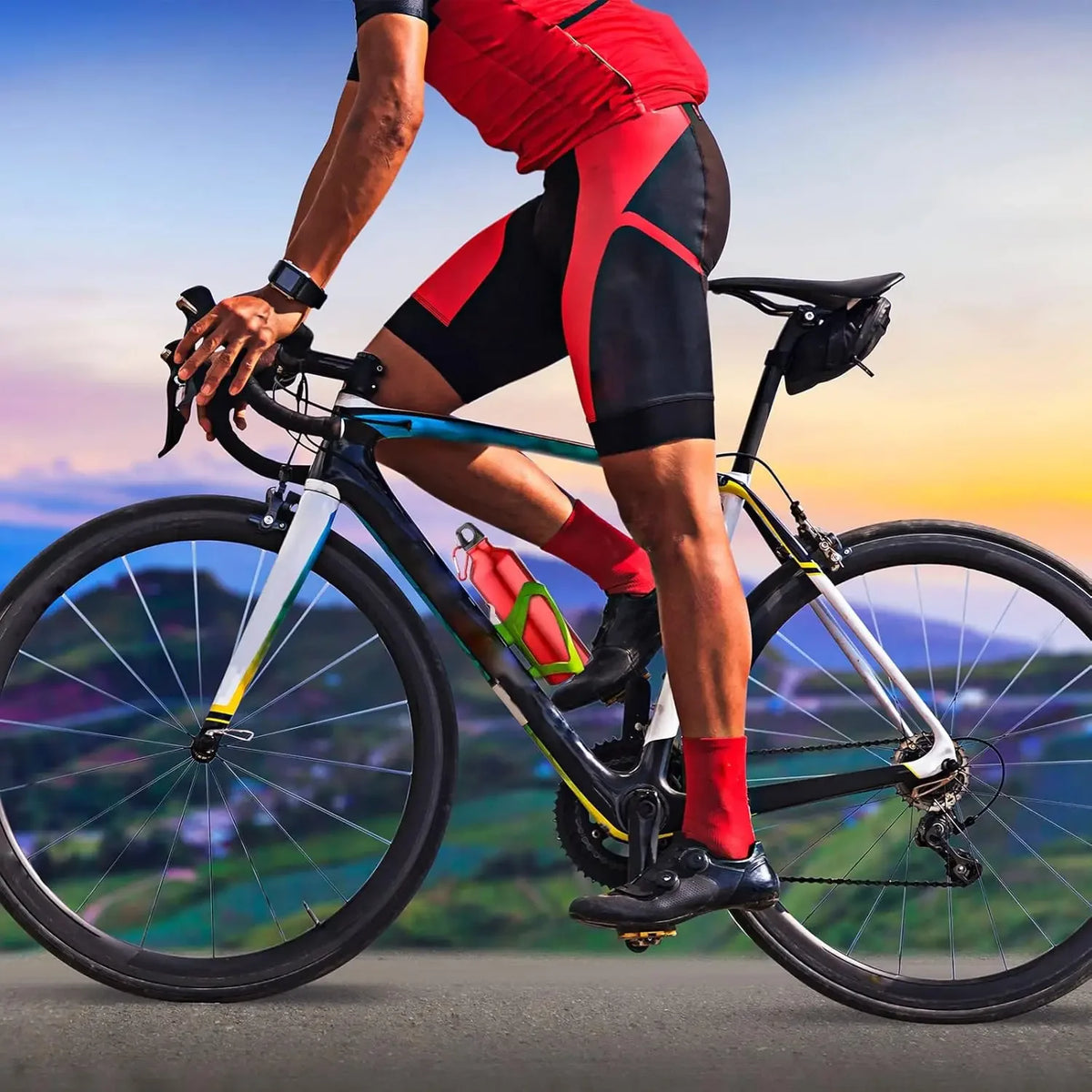 Lightweight Aluminum Bike Water Bottle – Leakproof & BPA-Free Sports Water Bottle Babs