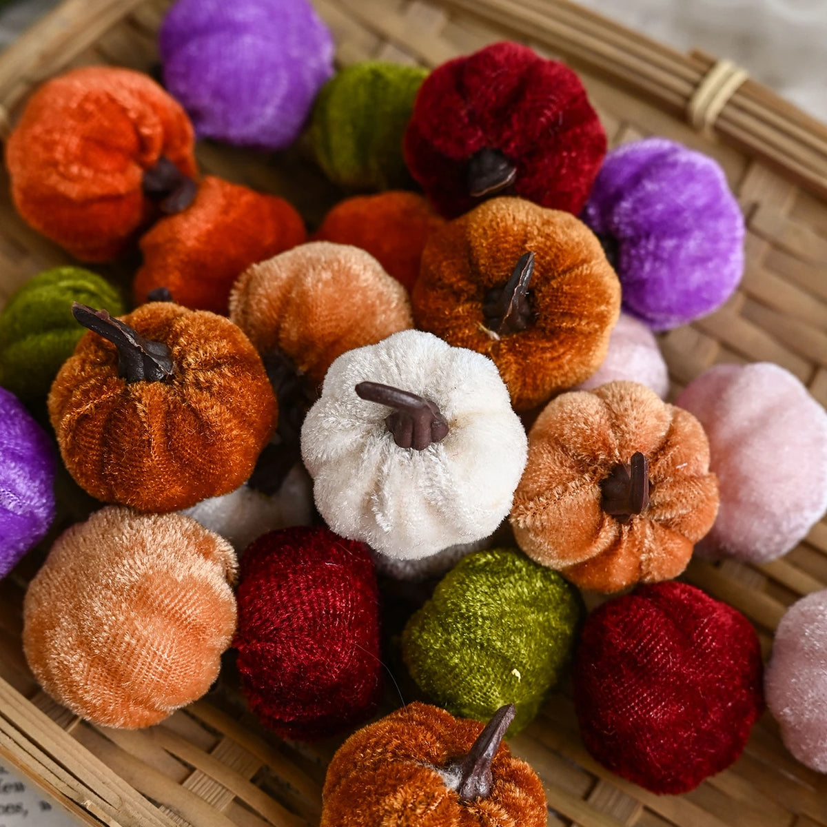 Mini Artificial Pumpkins 15/30 Pcs – Fall Halloween Décor Artificial Pumpkin Decor Babs