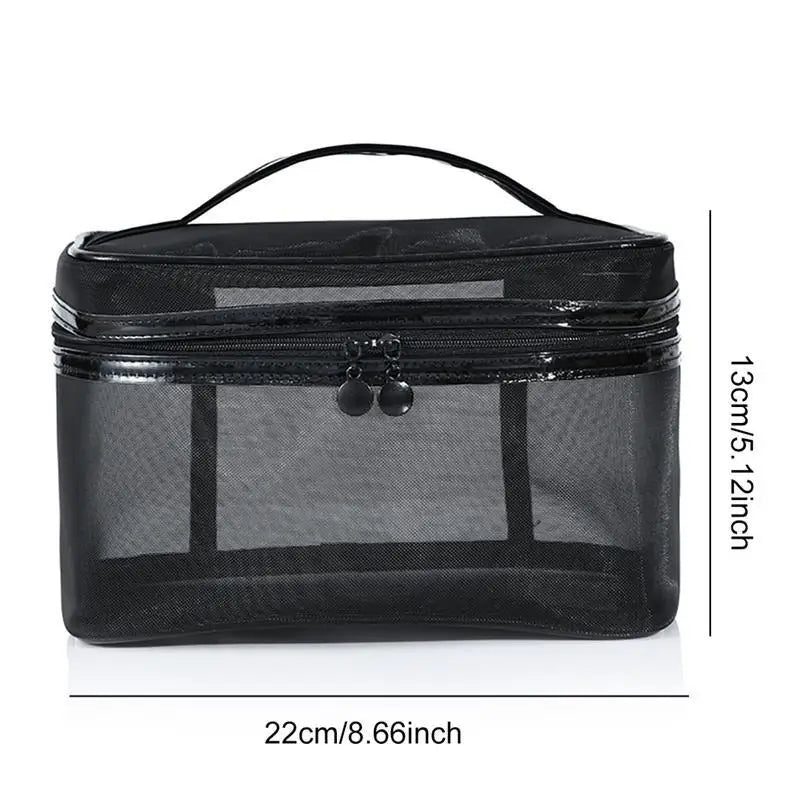 Transparent Travel Cosmetic Bag – Large Toiletry Organizer Pouch Cosmetic Travel Bag Babs