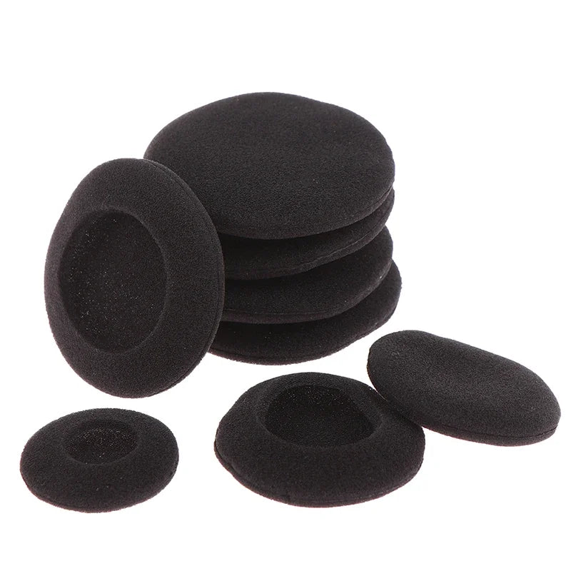 10-Pack Foam Ear Pads Cushions for Earhook Headphones 3.5–6cm Headphone Ear Pads Babs