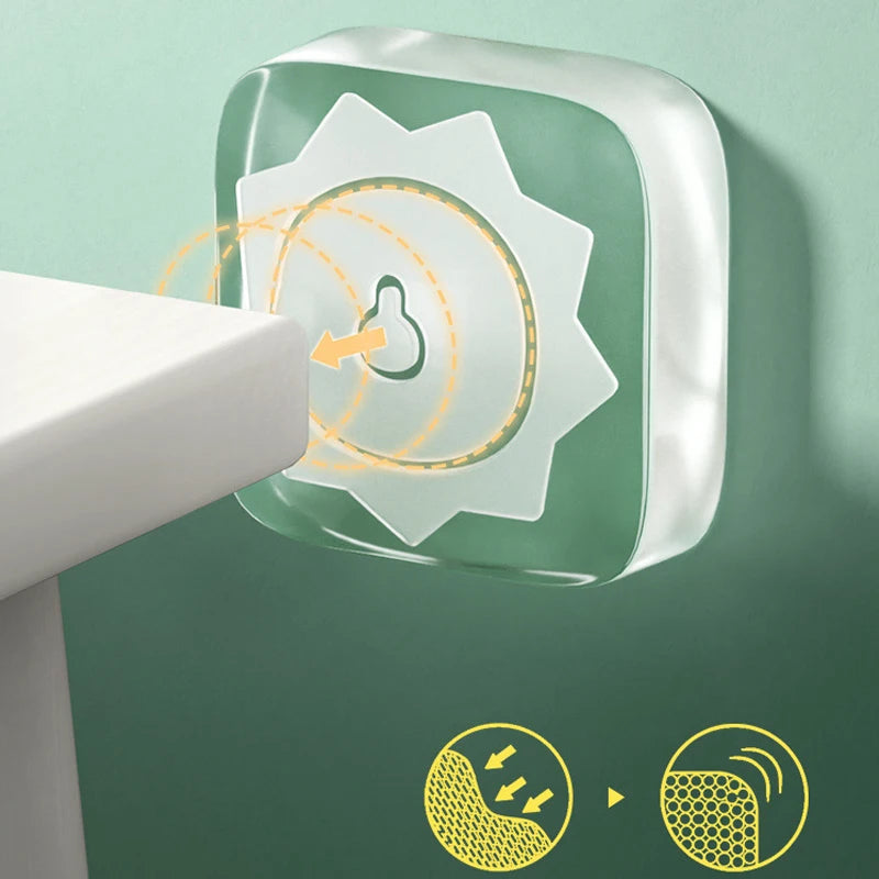 Silicone Door Bumper Pads – Clear Wall Protector Stickers Door Bumper Pads Babs