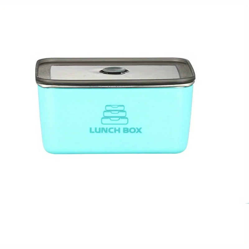 Stainless Steel Bento Box – Portable Anti-Overflow Lunch Container Stainless Steel Lunch Box Babs Blue