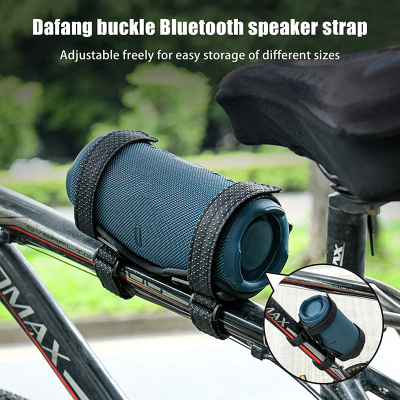 Adjustable Speaker Holder for Bike, Golf Cart & Boat Railing Speaker Mount Strap Babs Default Title