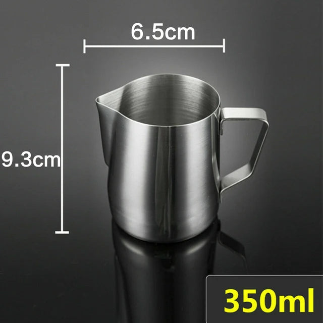 Stainless Steel Milk Frothing Pitcher – Latte & Espresso Milk Frothing Pitcher Babs 350ml