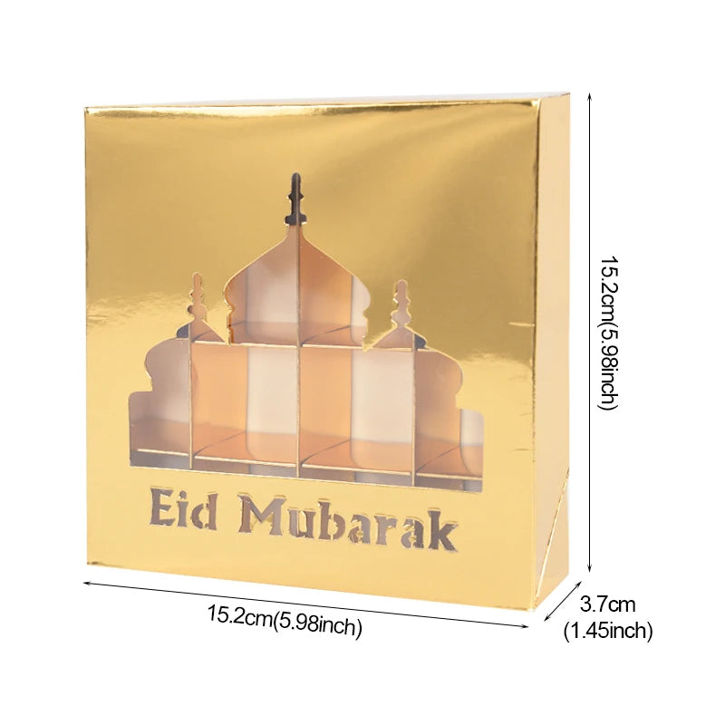 Eid Mubarak Gift Boxes 1-5 Pcs | Ramadan Candy Packaging Holiday Gift Box Babs