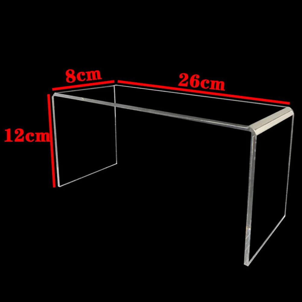 Clear Acrylic Multi-Tier Display Stand – Figures, Food & Perfume Acrylic Display Stand Babs 26x8x12cm