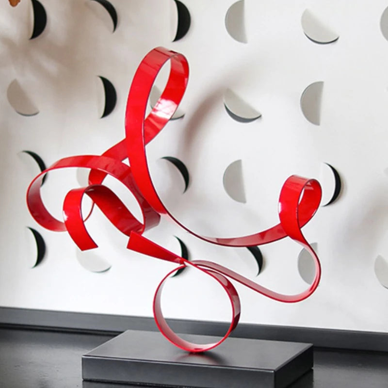 Modern Luxury Metal Figurine | Desk Décor & Gift Sculpture Decorative Figurine Babs