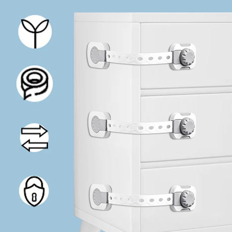 Baby Drawer & Cabinet Safety Locks – Child Proof Latches 1-2 Pack Child Safety Lock Babs