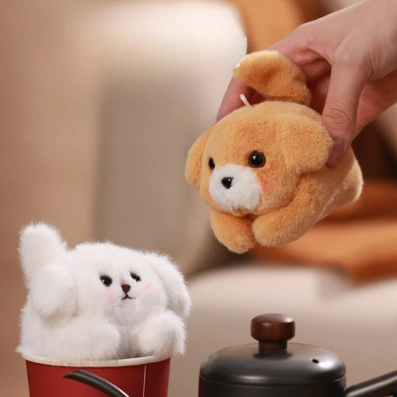 Wagging Tail Dog Plush Doll – Pull Rope Toy Gift Pendant Plush Stuffed Toy Babs