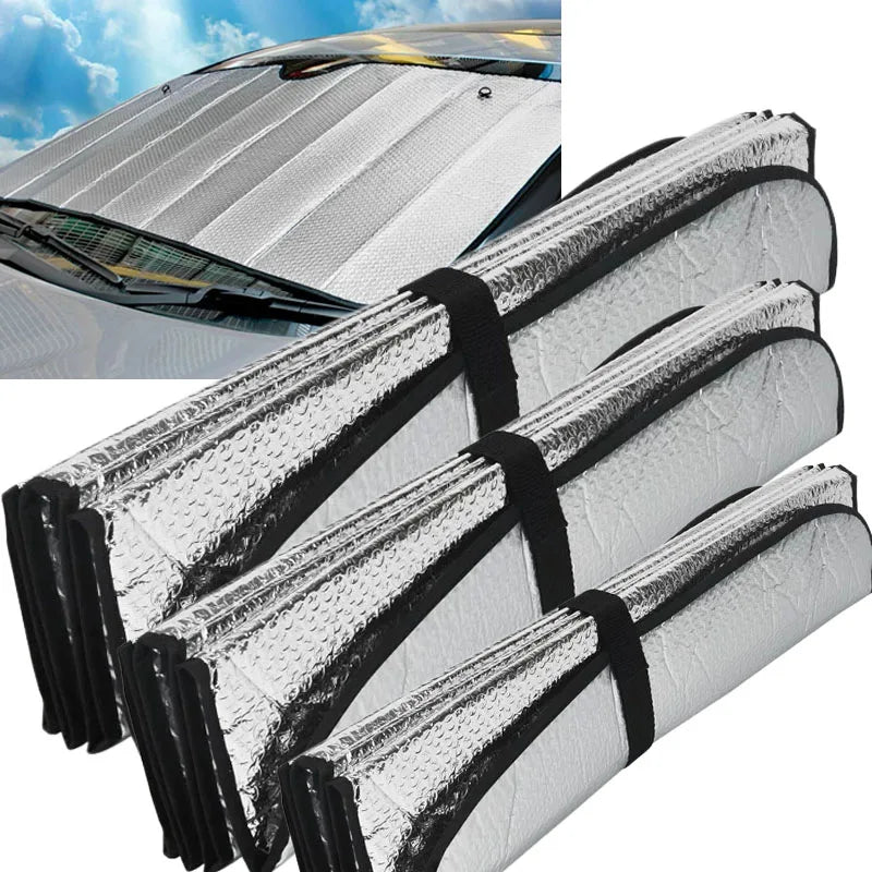 Foldable Car Windshield Sunshade – UV & Heat Protection Car Windshield Sunshade Babs