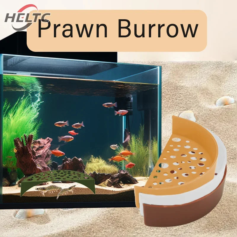 Aquarium Shrimp Cave Hide Shelter – Fish Tank Breeding Hideout Aquarium Cave Hideout Babs