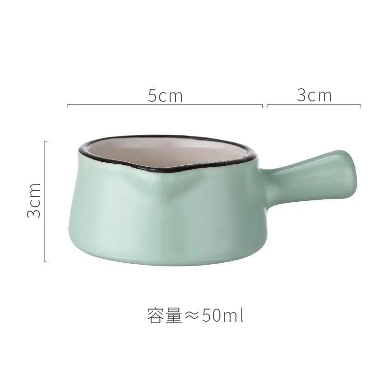 Ceramic Dipping Bowl – Sauce & Seasoning Dish for Kitchen Ceramic Dipping Bowl Babs Blue