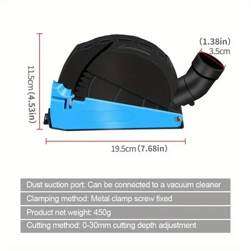 Angle Grinder Dust Shroud 4–5 Inch | Universal Dust Collector Grinder Dust Shroud Babs