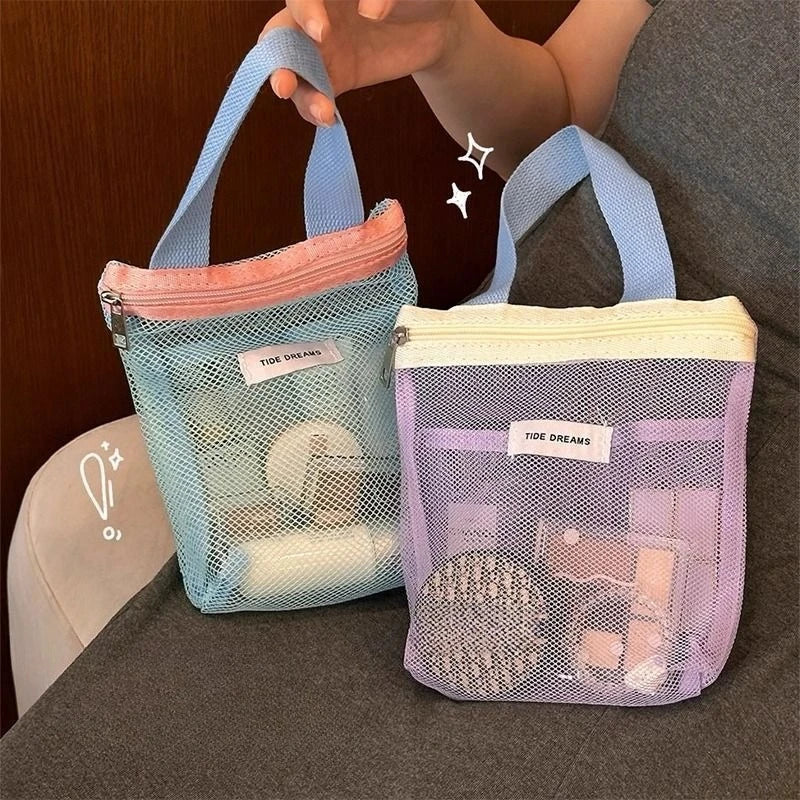 Waterproof Mesh Toiletry Bag – Travel Cosmetic Organizer Travel Toiletry Bag Babs