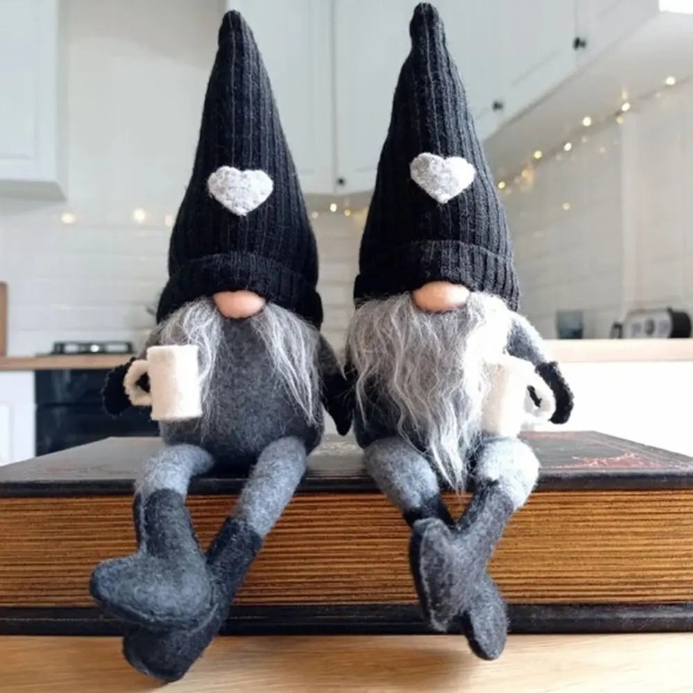 Faceless Gnome Christmas Ornament | Sitting Cloth Dwarf Décor Christmas Gnome Ornament Babs