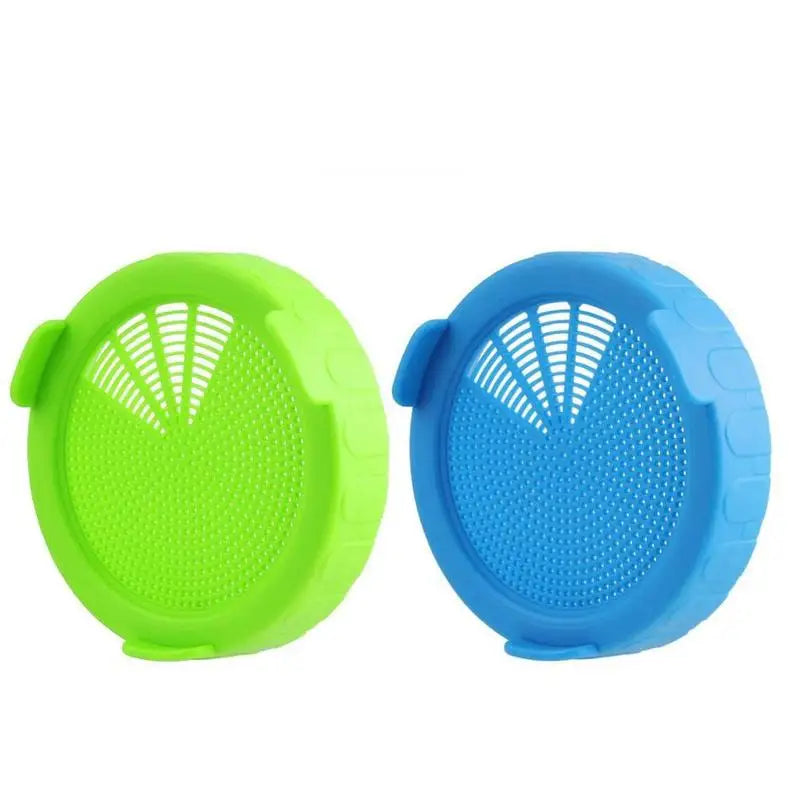 2-Pack Wide Mouth Jar Sprouting Strainer Lids for Mason Jars Sprouting Strainer Lids Babs