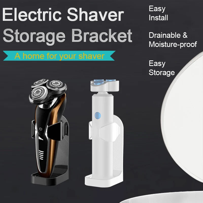Self-Adhesive Razor Holder – No-Drill Wall Mount for Shaver Razor Wall Holder Babs