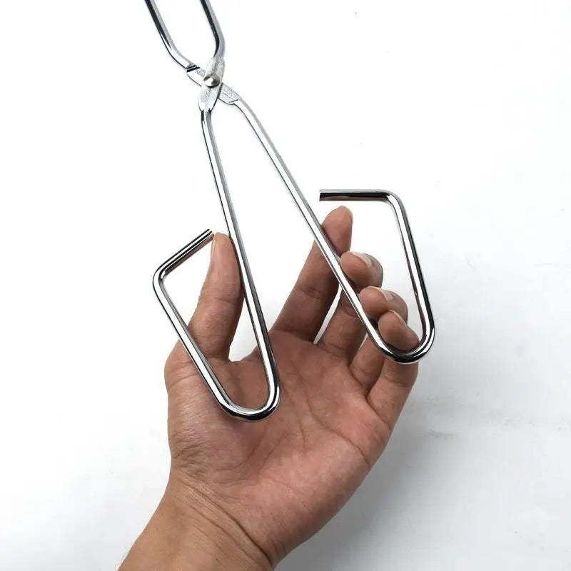 Long Handle BBQ Charcoal Tongs – Stainless Steel Grill Tool BBQ Charcoal Tongs Babs
