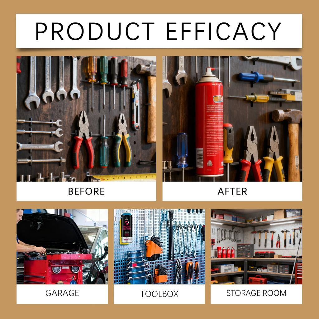 3D Magnetic Aerosol Can Holder – Tool-Free Spray Can Rack Magnetic Can Rack Babs