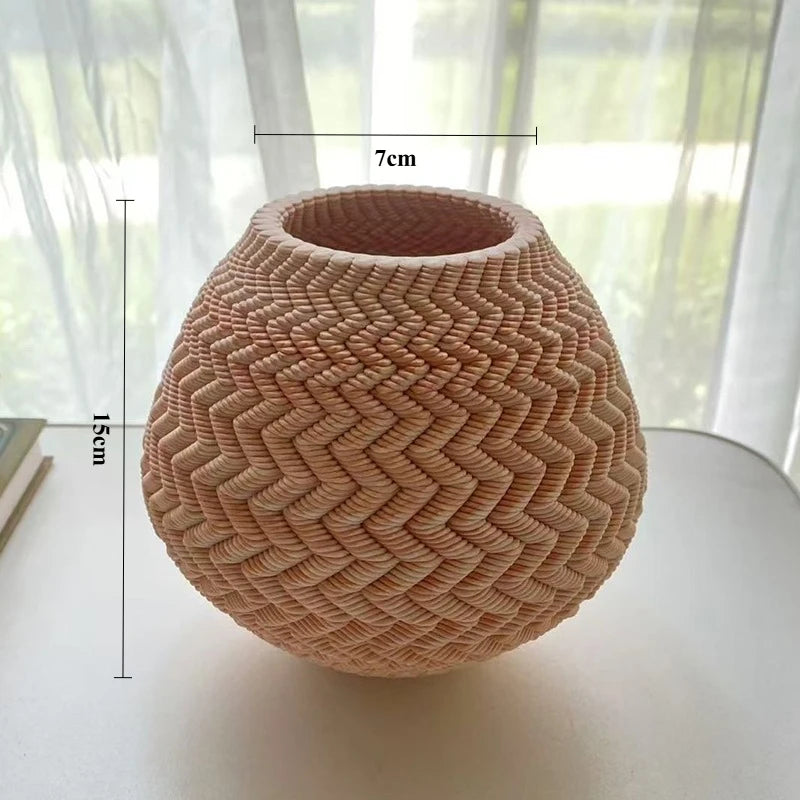 Nordic Ceramic Vase – Elegant Modern Tabletop Flower Décor Decorative Ceramic Vase Babs B